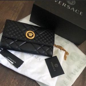 Versace Leather Evening Bag